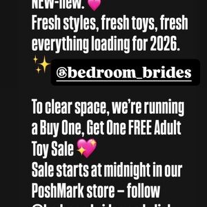 Adult Toy Sale Announcement